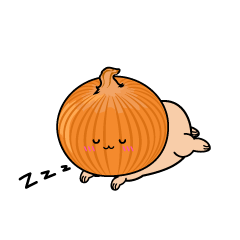 眠る小ちゃなタマネギ