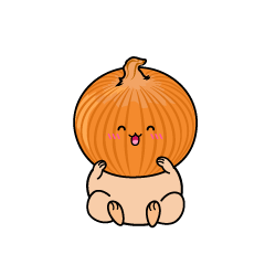 笑顔の小ちゃなタマネギ