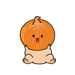 驚く小ちゃなタマネギ