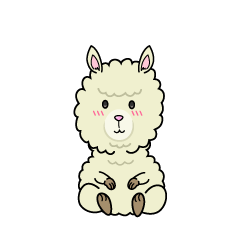 小ちゃなアルパカ