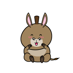 笑顔の小ちゃなロバ