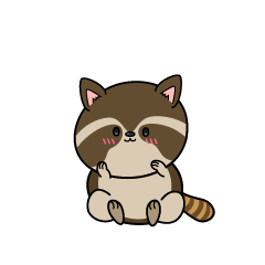 小ちゃなアライグマ