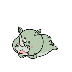 じっと見る小ちゃなサイ