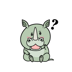 考える小ちゃなサイ