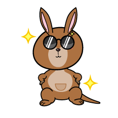 かっこいい小ちゃなカンガルー