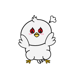 熱意のある小ちゃな白いハト