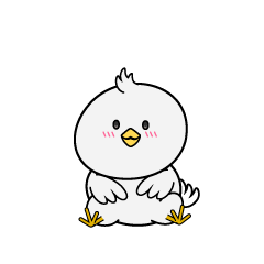 小ちゃな白いハト