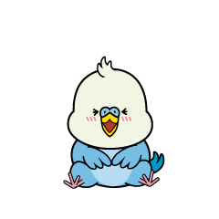 笑う小ちゃなインコ