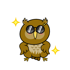 かっこいい小ちゃなフクロウ