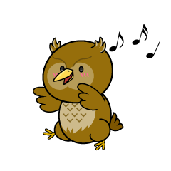 踊る小ちゃなフクロウ