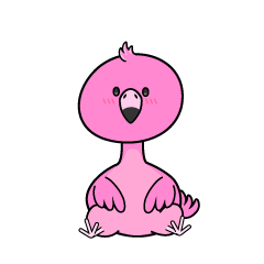 小ちゃなフラミンゴ