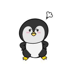 怒る小ちゃな南極ペンギン