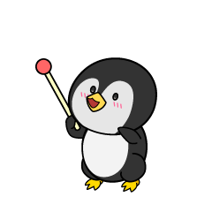 説明する小ちゃな南極ペンギン