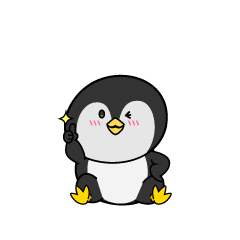 いいねする小ちゃな南極ペンギン