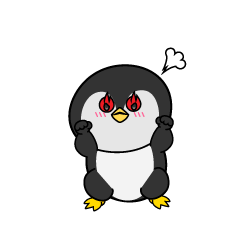 熱意のある小ちゃな南極ペンギン