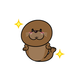 自信満々な小ちゃなアザラシ