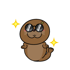 かっこいい小ちゃなアザラシ