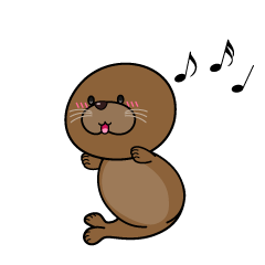 踊る小ちゃなアザラシ