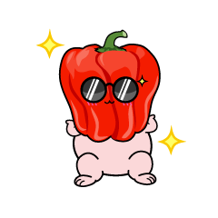 かっこいい小ちゃなパプリカ