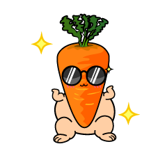 かっこいい小ちゃなニンジン