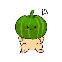 怒る小ちゃなカボチャ