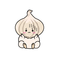 絶望する小ちゃなニンニク