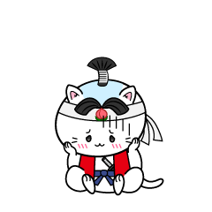 絶望する小ちゃな猫の桃太郎