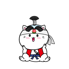 驚く小ちゃな猫の桃太郎