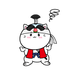 困る小ちゃな猫の桃太郎