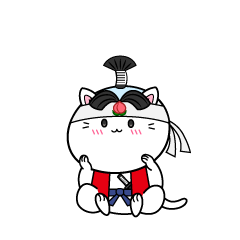 小ちゃな猫の桃太郎