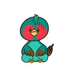 絶望する小ちゃなキジ