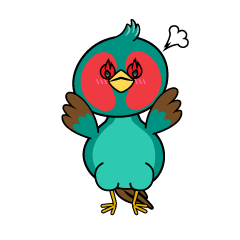 熱意のある小ちゃなキジ