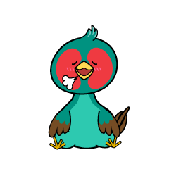 リラックスする小ちゃなキジ