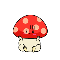 絶望する小ちゃな赤いキノコ