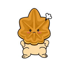 怒る小ちゃなもみじ饅頭