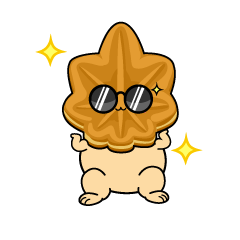 かっこいい小ちゃなもみじ饅頭