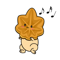 踊る小ちゃなもみじ饅頭