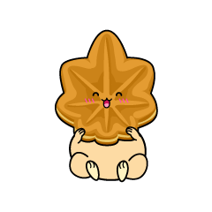 笑顔の小ちゃなもみじ饅頭