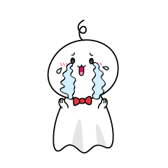 大泣きする小ちゃなてるてる坊主