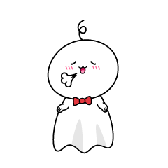 リラックスする小ちゃなてるてる坊主