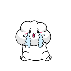 大泣きする小ちゃな雲