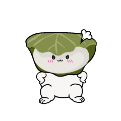 怒る小ちゃな柏餅