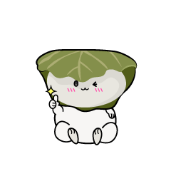 いいねする小ちゃな柏餅