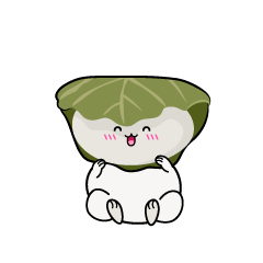 笑顔の小ちゃな柏餅