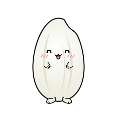 笑顔の小ちゃな米粒