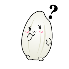 考える小ちゃな米粒