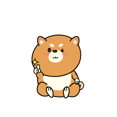 いいねする小ちゃな柴犬