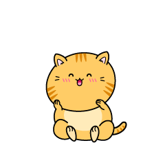 笑顔の小ちゃな茶トラ猫