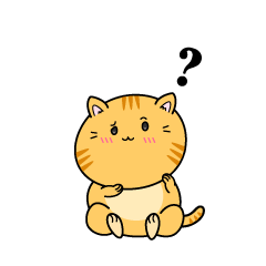 考える小ちゃな茶トラ猫