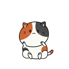 小ちゃな三毛猫